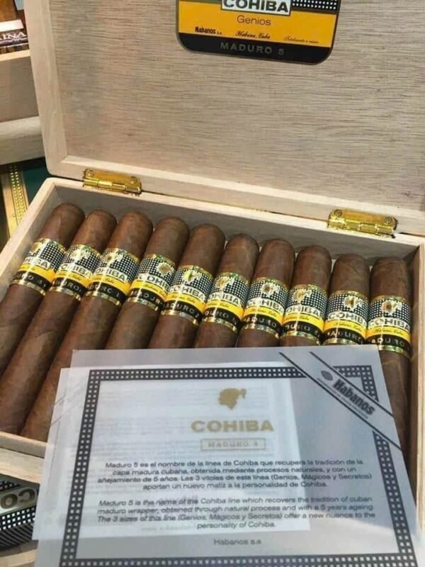 COHIBA MADURO 5 GENIOS - Gambar 2
