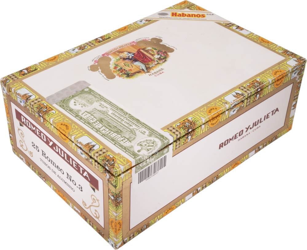 ROMEO Y JULIETA NO. 3 TUBOS